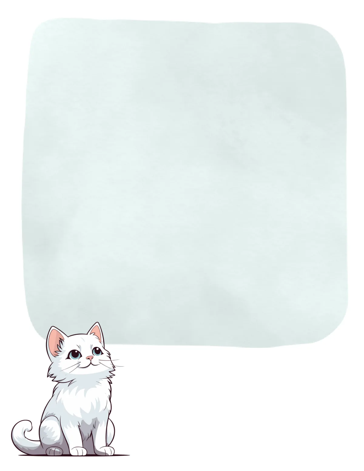 Cats No. 1 note pad, design 1 of 40