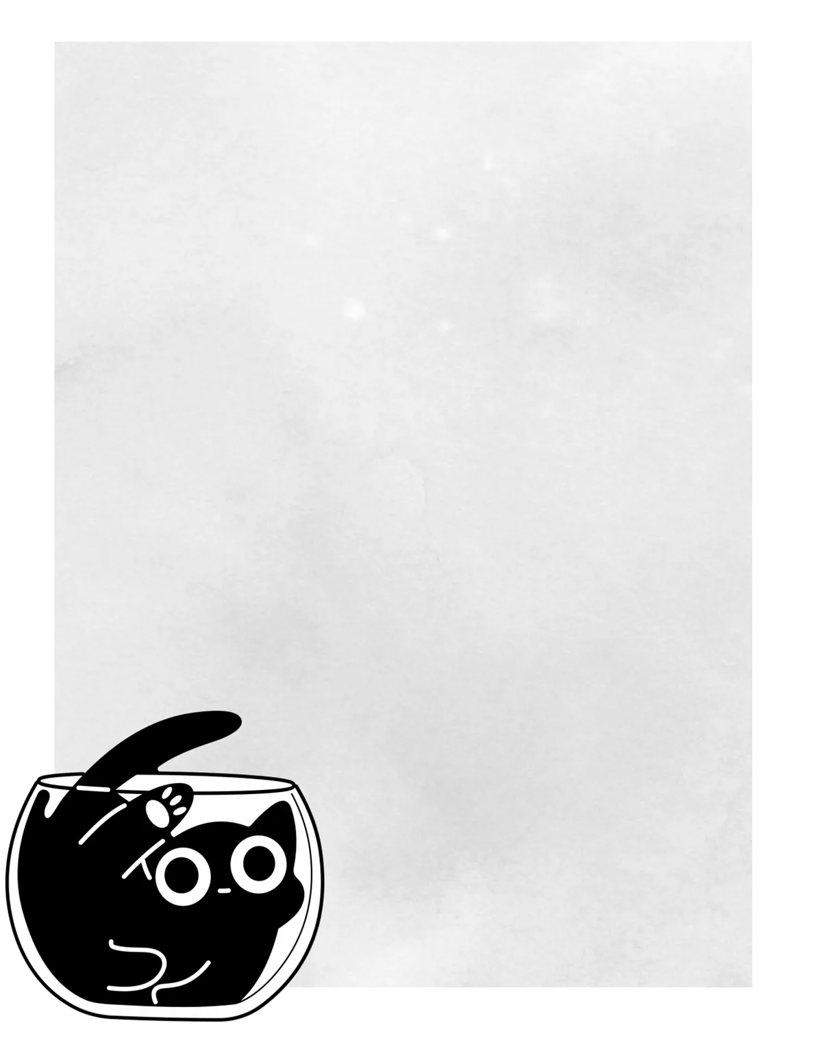 Cats No. 12 note pad, design 1 of 44