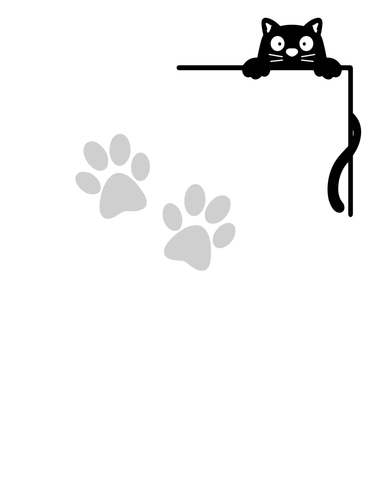 Cats No. 17 note pad, design 1 of 39