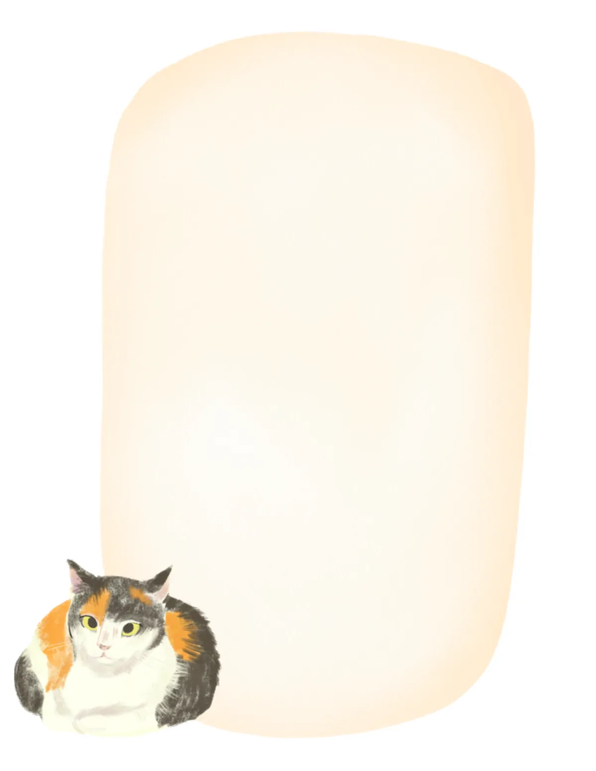 Cats No. 18 note pad, design 1 of 40
