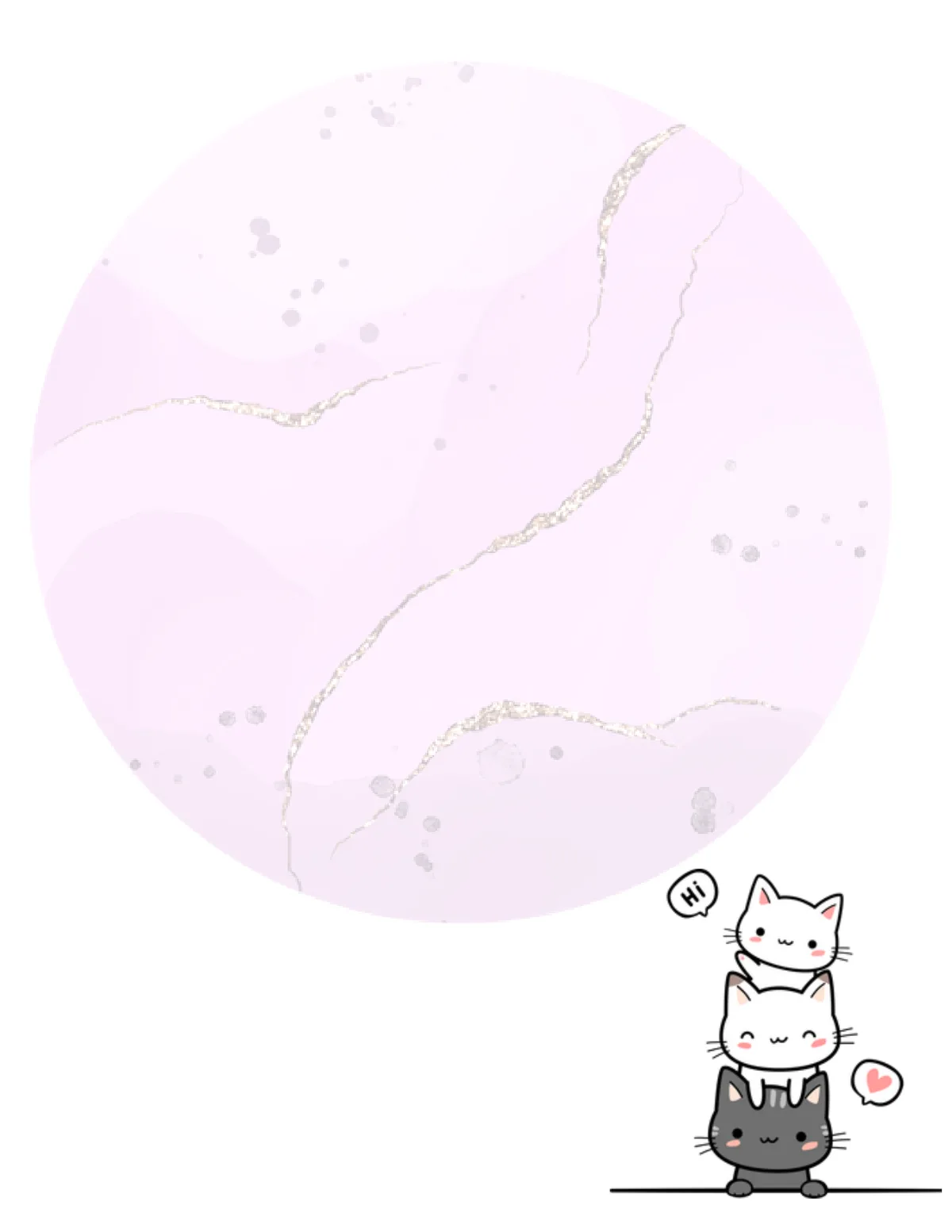 Cats No. 2 note pad, design 1 of 40