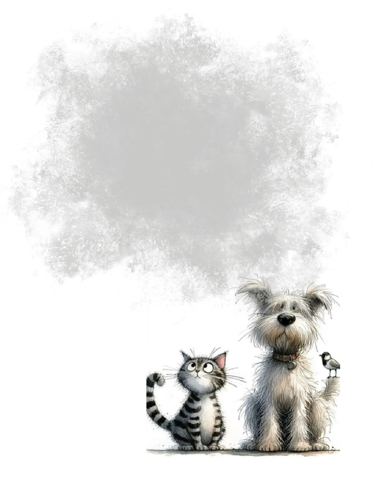 Cats No. 26 note pad, design 1 of 24