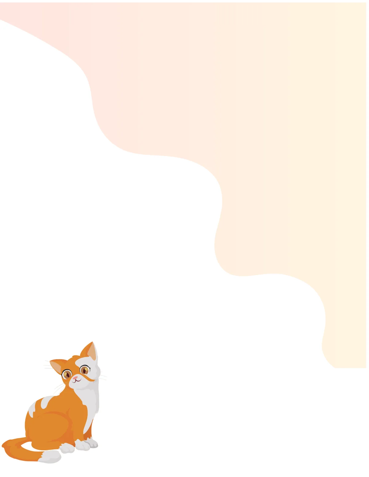 Cats No. 5 note pad, design 1 of 40