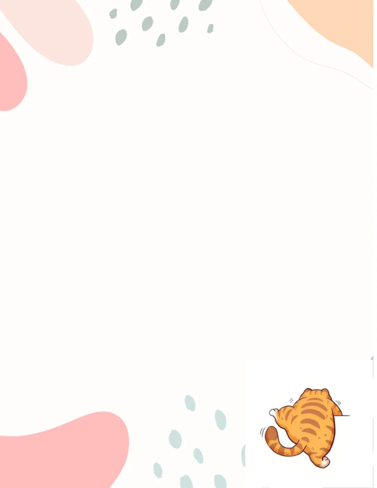 Cats No. 8 note pad, design 1 of 24