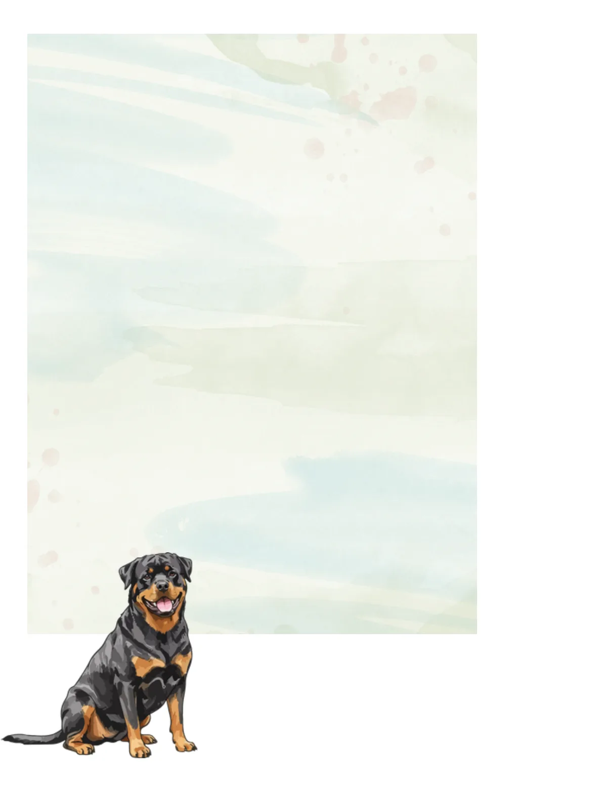 Dogs No. 4 note pad, design 1 of 40