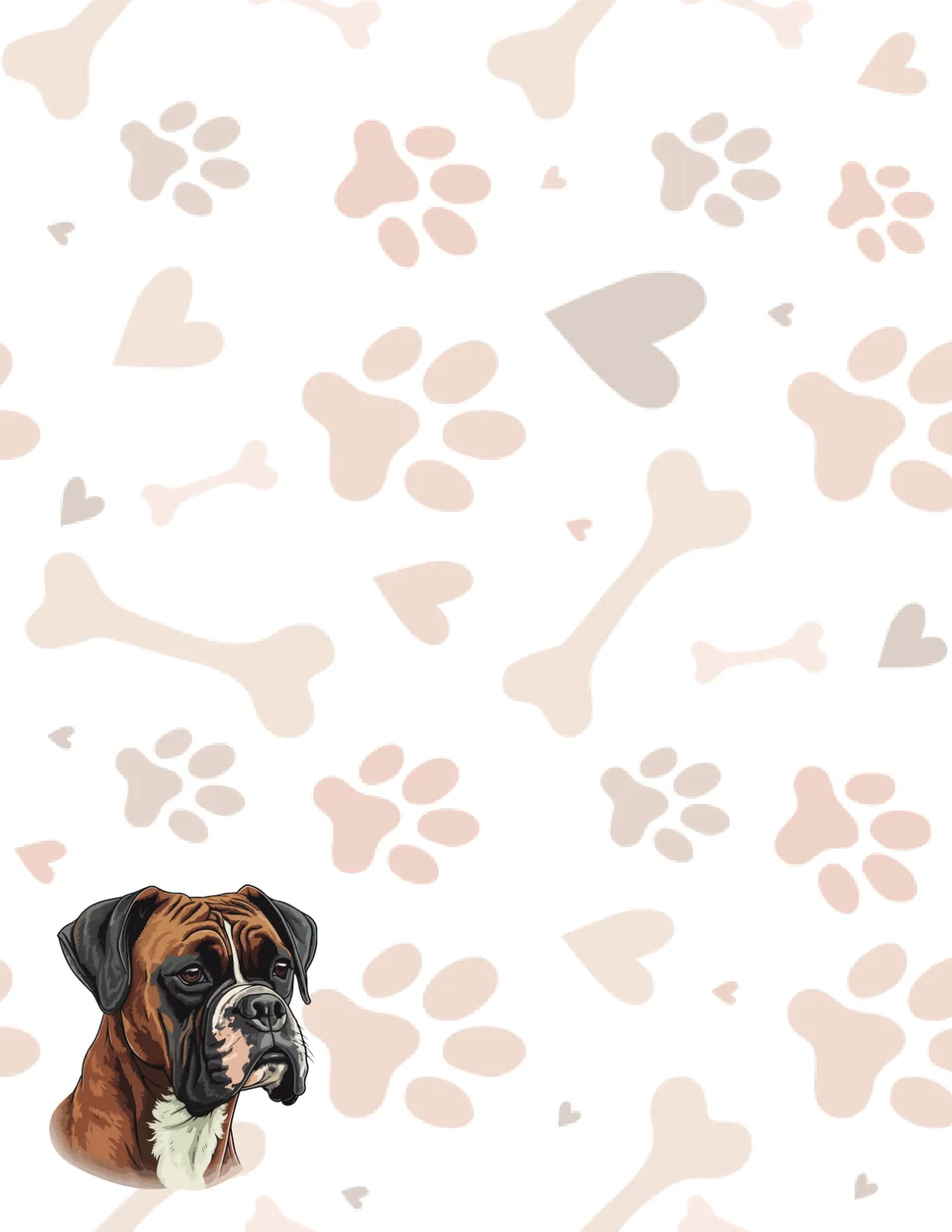 Happy Dog Days note pad, design 1 of 40