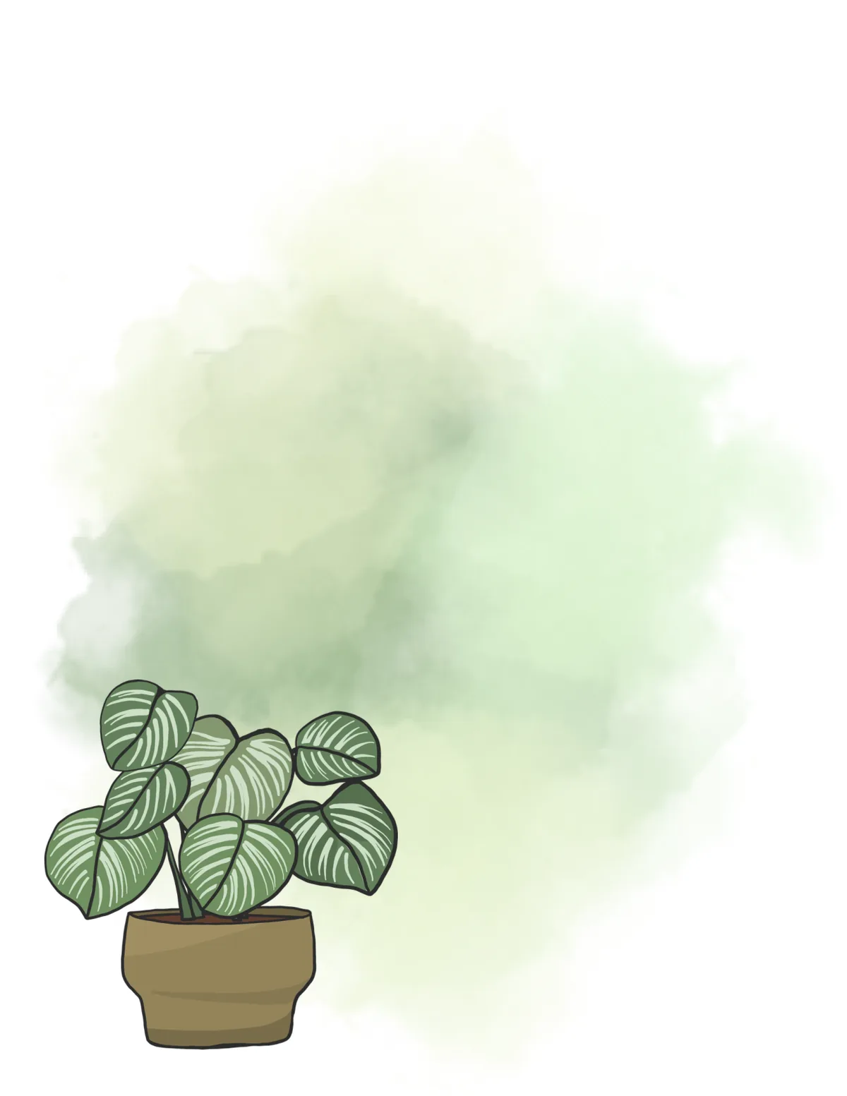 Little Leaves note pad, design 1 of 24
