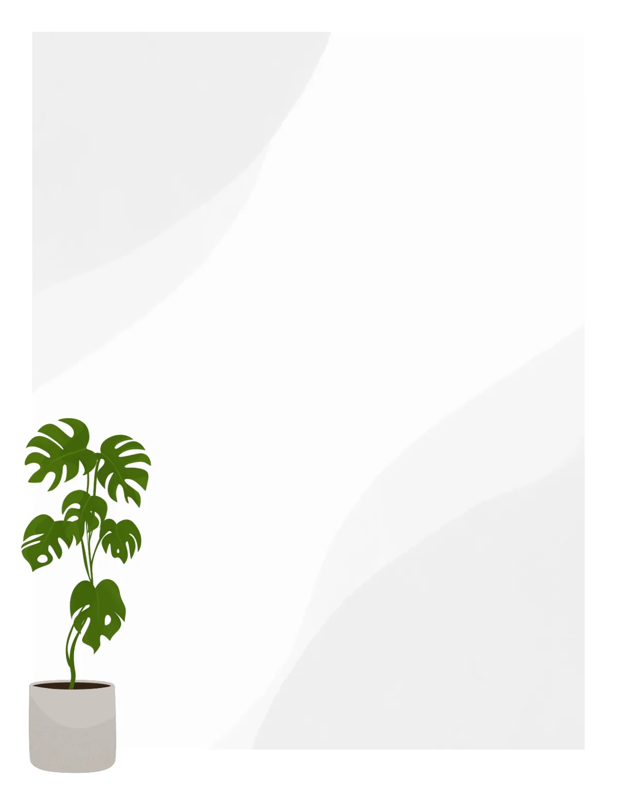 Plants No. 3 note pad, design 1 of 40