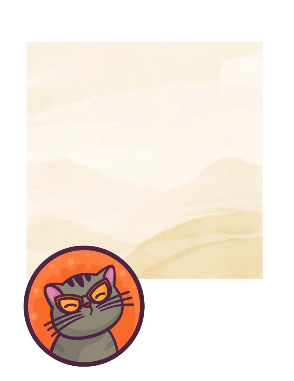 Cats No. 6 note pad