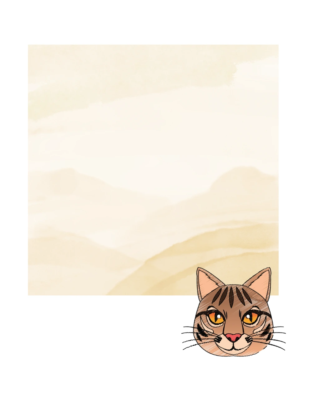 Cats No. 10 note pad