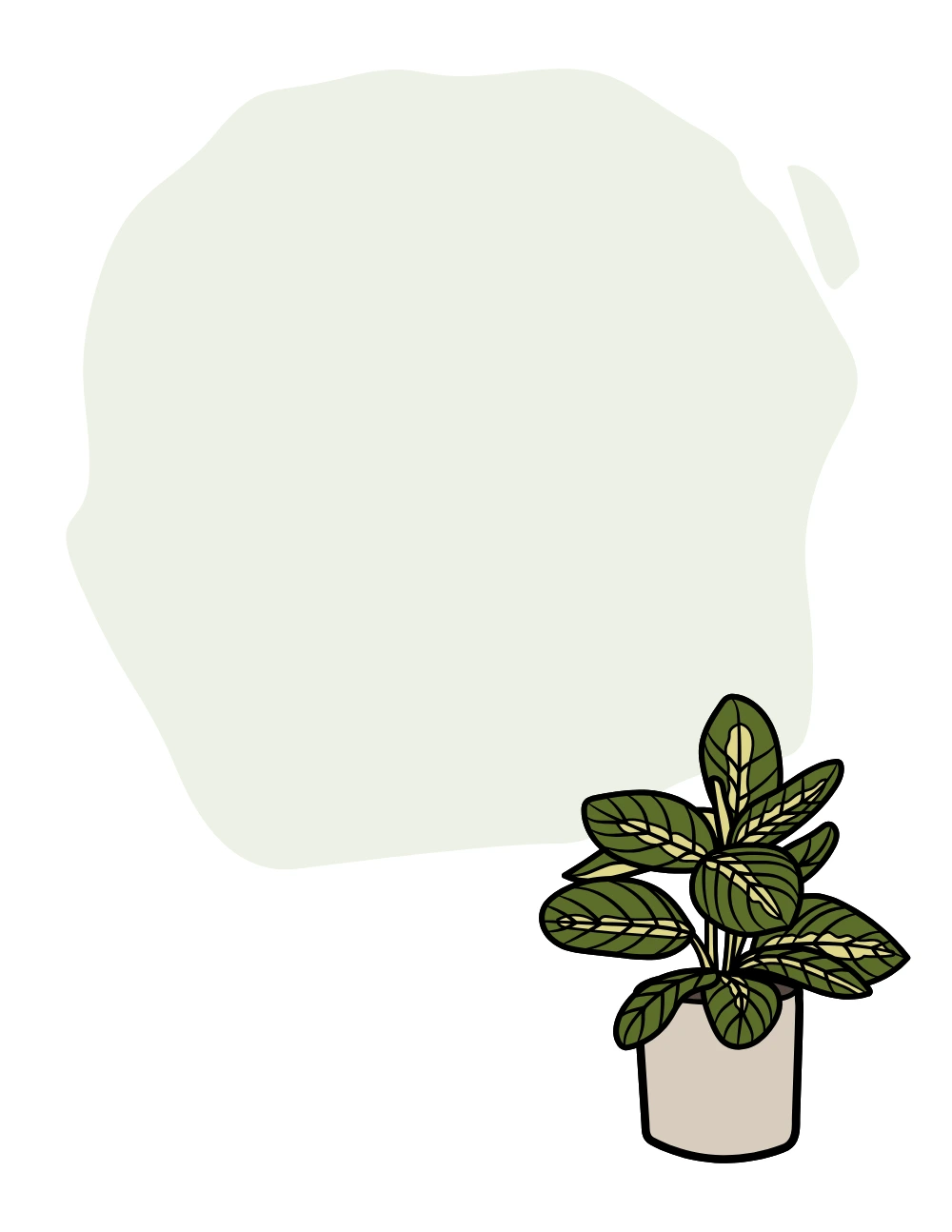 Plants No. 6 note pad