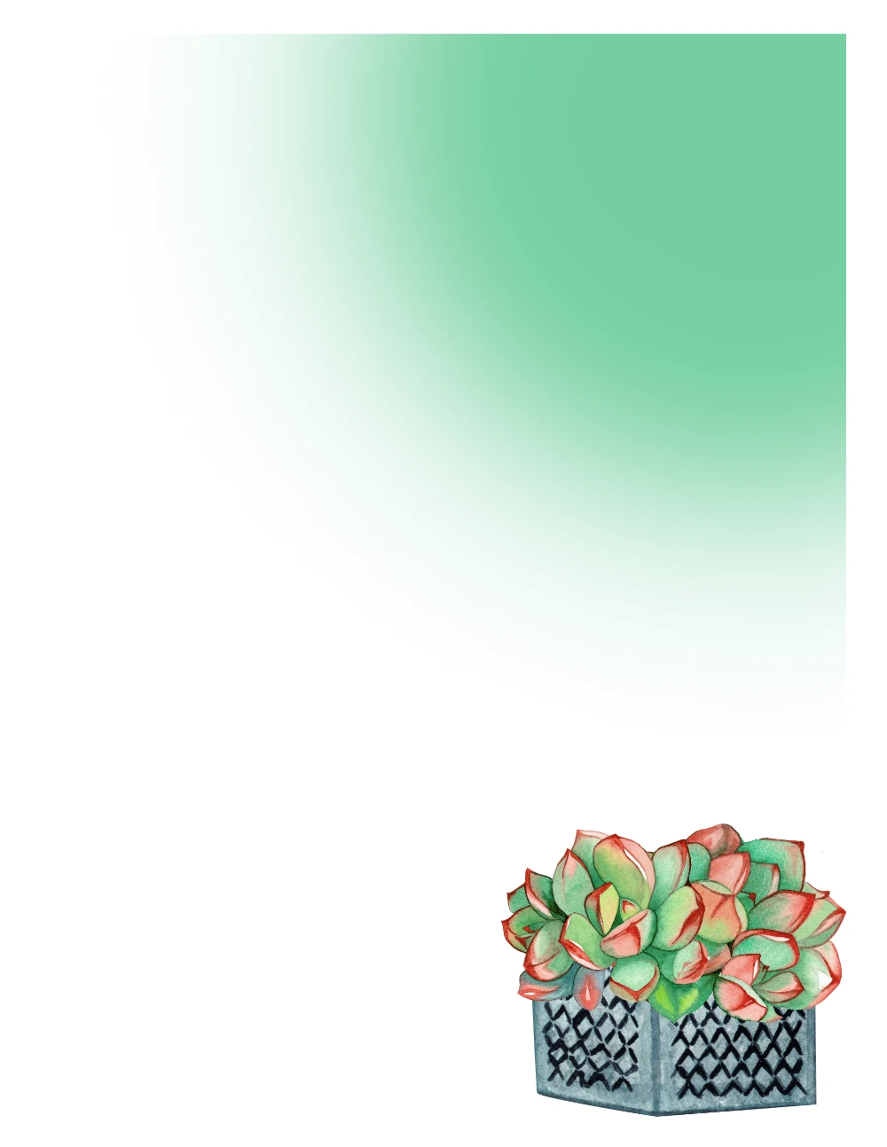 Plants No. 8 note pad